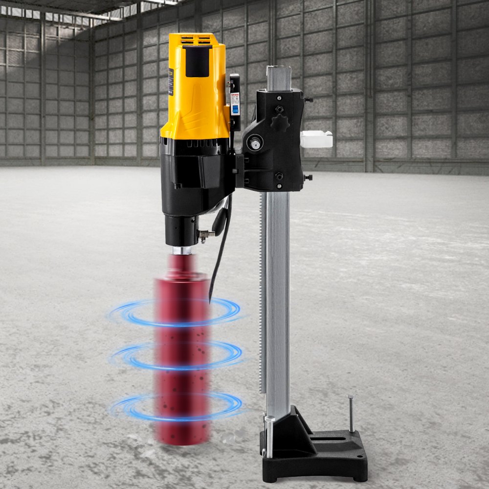 4450W Diamond Core Drill Concrete Drill with Stand & Drill Bits