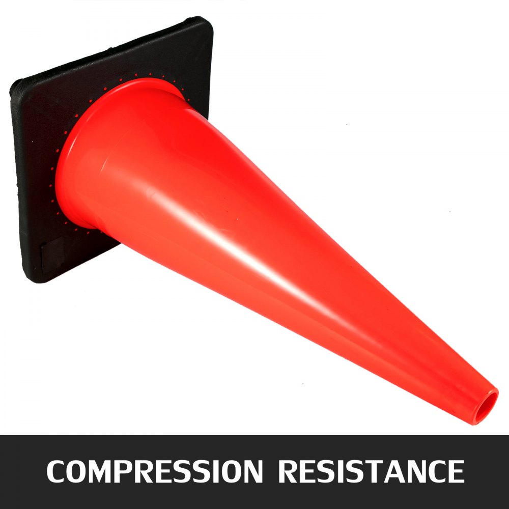 28" Traffic Safety Cones 6 Warning Roads Construction Base Roads High-quality