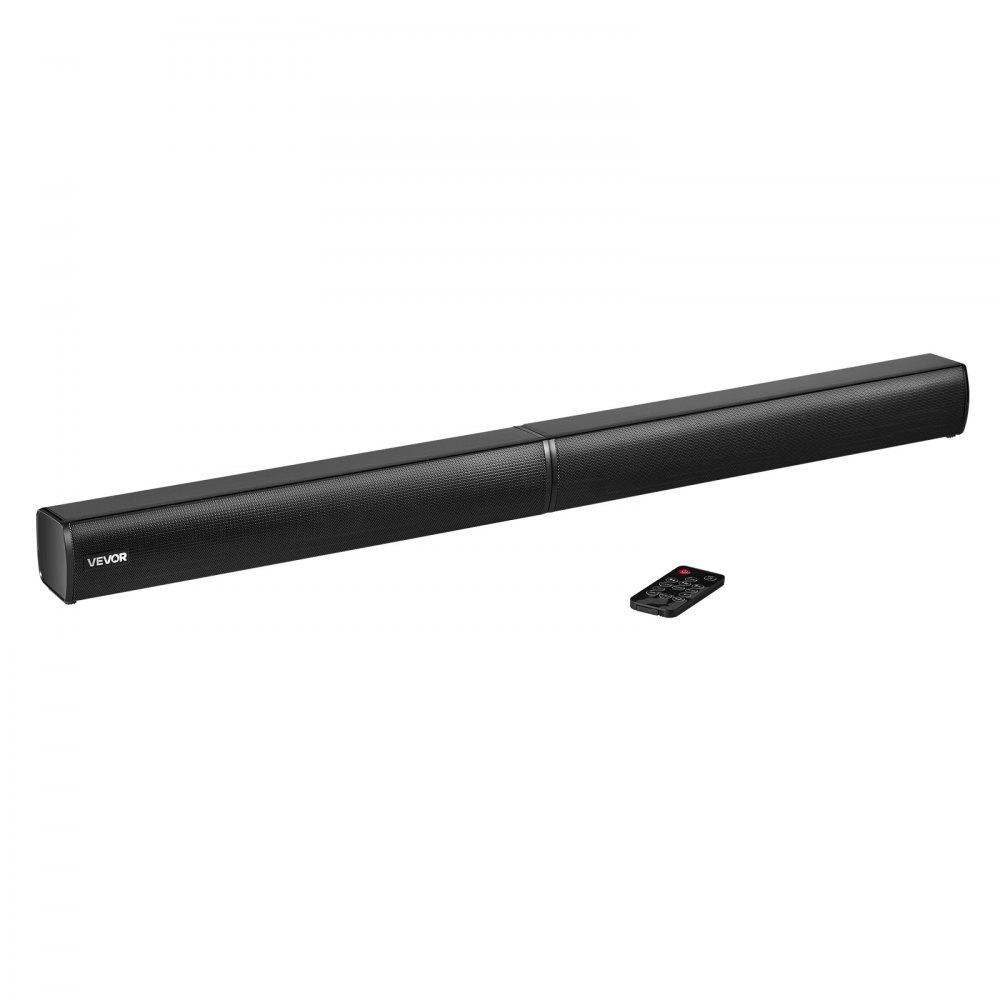 VEVOR Sound Bar for Smart TV, 2.0 Channel, 32-Inch 2 in 1 Detachable Soundbar TV Speakers, with Bluetooth HDMI AUX USB Connection, Remote Control, 80W Surround Sound System, for Home Theater Audio