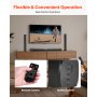 VEVOR Sound Bar for Smart TV, 2.0 Channel, 800 mm 2 in 1 Detachable Soundbar TV Speakers, with Bluetooth HDMI AUX USB Connection, Remote Control, 80W Surround Sound System, for Home Theater Audio