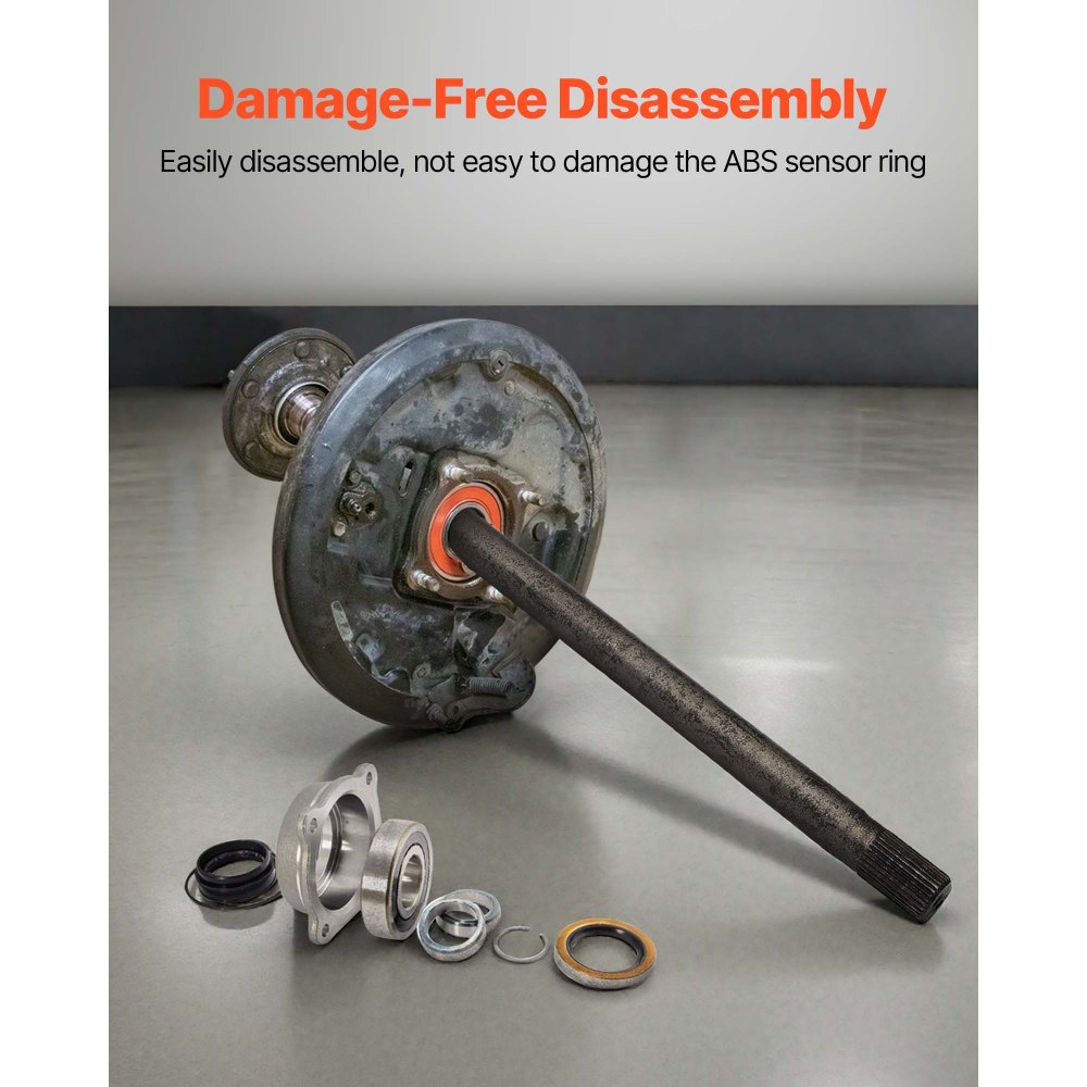 VEVOR Rear Axle Bearing Puller Tool, Compatible with 1998-2008 Toyota Land Cruiser, 1995-2016 Tacoma 1993-1998 T-100, Rear Axle Shaft Bearing Puller for Mitsubishi and Isuzu Models with Backing Plates