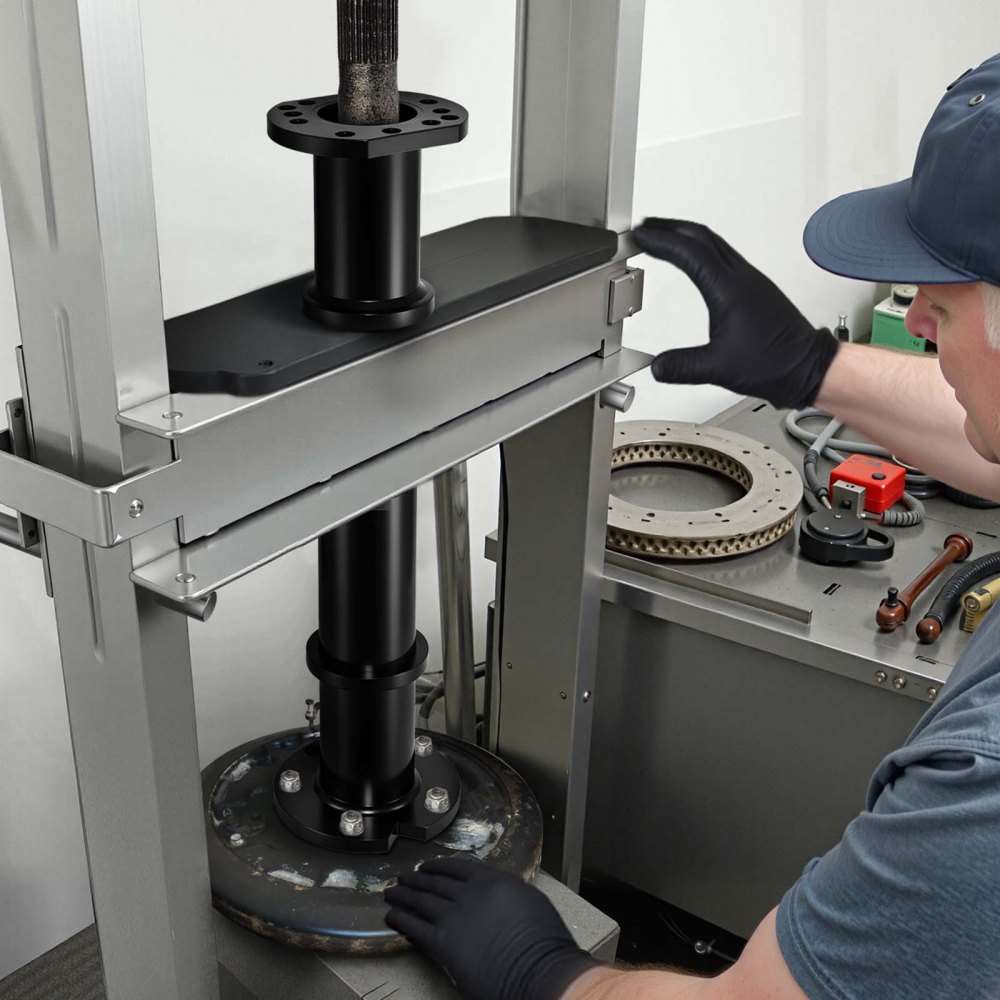 VEVOR Rear Axle Bearing Puller Tool, Compatible with 1998-2008 Toyota Land Cruiser, 1995-2016 Tacoma 1993-1998 T-100, Rear Axle Shaft Bearing Puller for Mitsubishi and Isuzu Models with Backing Plates