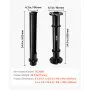 VEVOR Rear Axle Bearing Puller Tool, Compatible with 1998-2008 Toyota Land Cruiser, 1995-2016 Tacoma 1993-1998 T-100, Rear Axle Shaft Bearing Puller for Mitsubishi and Isuzu Models with Backing Plates