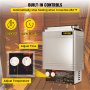 VEVOR Sauna Heater 2KW Dry Steam Bath Stove 110V-120V with Internal Controller for Max.105.9 Cubic Feet Home Hotel Spa Shower