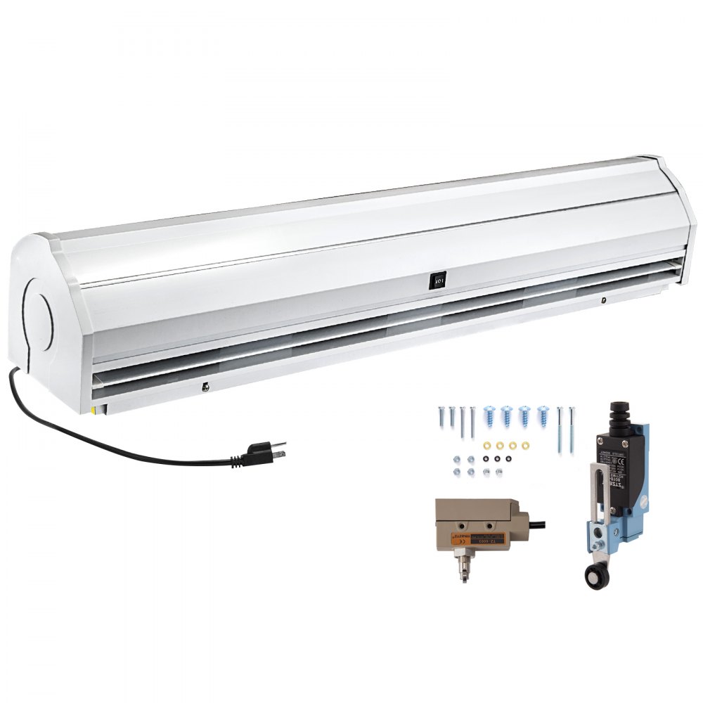 VEVOR 47 Inch Air Curtain, 2 Speeds 891 CFM Commercial Indoor Air Curtain, Air Curtains for Doors with 2 Limited Switches, CE, 110V Unheated Tested to UL Standards