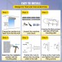VEVOR Air Curtain 60-Inch Commercial Air Curtain 2 Speeds Door Air Curtain 2515 CFM/2285 CFM with 2 Limited Switches Low Noise Indoor Air Curtain