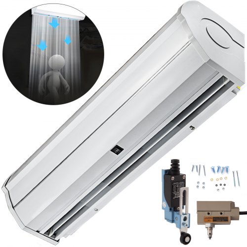40" Elegant Indoor Air Curtain Commercial 2 Speeds 730cfm W/2 Limit Switch 120v