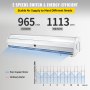 VEVOR Air Curtain 59", 2 Speeds Commercial Indoor Air Curtain, UL Certified, CE Certified, 1113 CFM Air Volume with 2 Easy-Install Micro Switch(Limit Switch), 110V Unheated