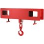VEVOR 2 Ton Forklift Lifting Hook 4000 LBS/2000KG Capacity Lift Truck Fork Hoist Swivel Hook Mobile Crane Forklift Attachments