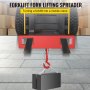 VEVOR forklift lifting hook transforming forklift into mobile crane with spreader attachment.