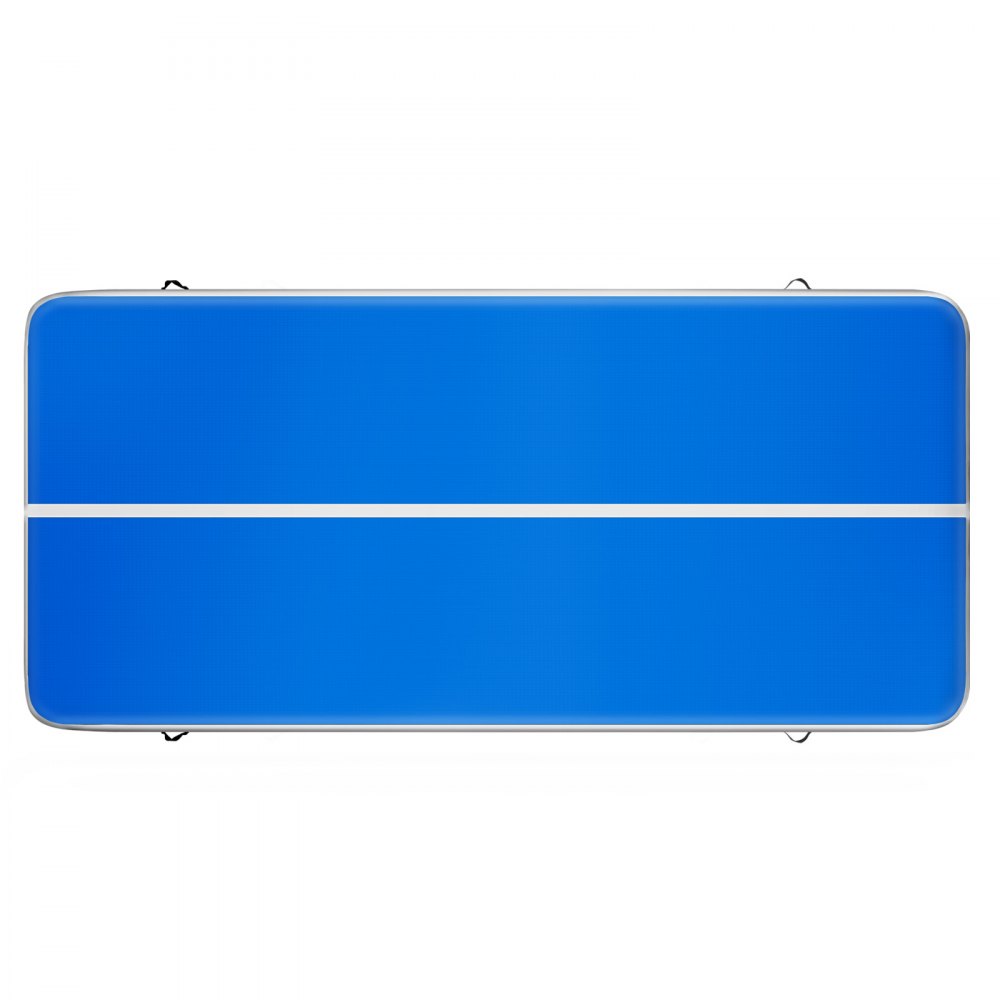 VEVOR Air Track 33ft Air Track Tumbling Mat 6ft, Gymnastics Mat 8inch Thick, Tumble Track Blue Tumble Track Air Mat Air Track Tumbling Mats, For Gymnastics, Martial Arts, Cheerleading With Pump