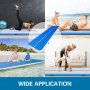 VEVOR Air Track 33ft Air Track Tumbling Mat 6ft, Gymnastics Mat 8inch Thick, Tumble Track Blue Tumble Track Air Mat Air Track Tumbling Mats, For Gymnastics, Martial Arts, Cheerleading With Pump