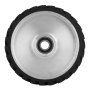 VEVOR Belt Grinder Rubber Wheel 12 x2 inch,Serrated Rubber Contact Wheel 6206, Bearing Belt Grinder Wheel