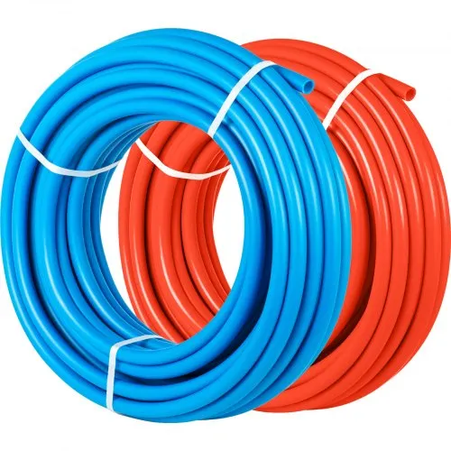 VEVOR Oxygen-Barrier PEX Tubing 300Ft Red 300Ft Blue 1/2 Inch