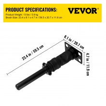 VEVOR Rear Cab Air Shock Absorber for International Prostar 2008+ 3595977C96 3595977C95 Cab Air Shock Dampen the Driving Vibration (Two Piece(a pair))