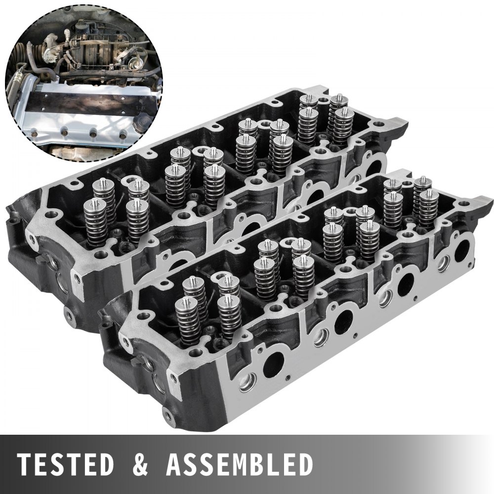Pair Cylinder Heads for Ford 6.0 Turbo Diesel Truck 18mm Bare Casting No Core