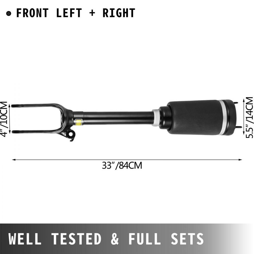 2pcs for Mercedes W164 GL350 GL450 1643206113 Front Air Suspension Spring Shock Strut