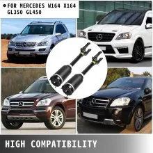 2pcs for Mercedes W164 GL350 GL450 1643206113 Front Air Suspension Spring Shock Strut