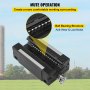 VEVOR Linear Rail 2X 20-1500mm Linear Slide Rail + 4X Pillow Block Carriage Bearing Block Linear Guideway Rail for Automated Machines and Equipments