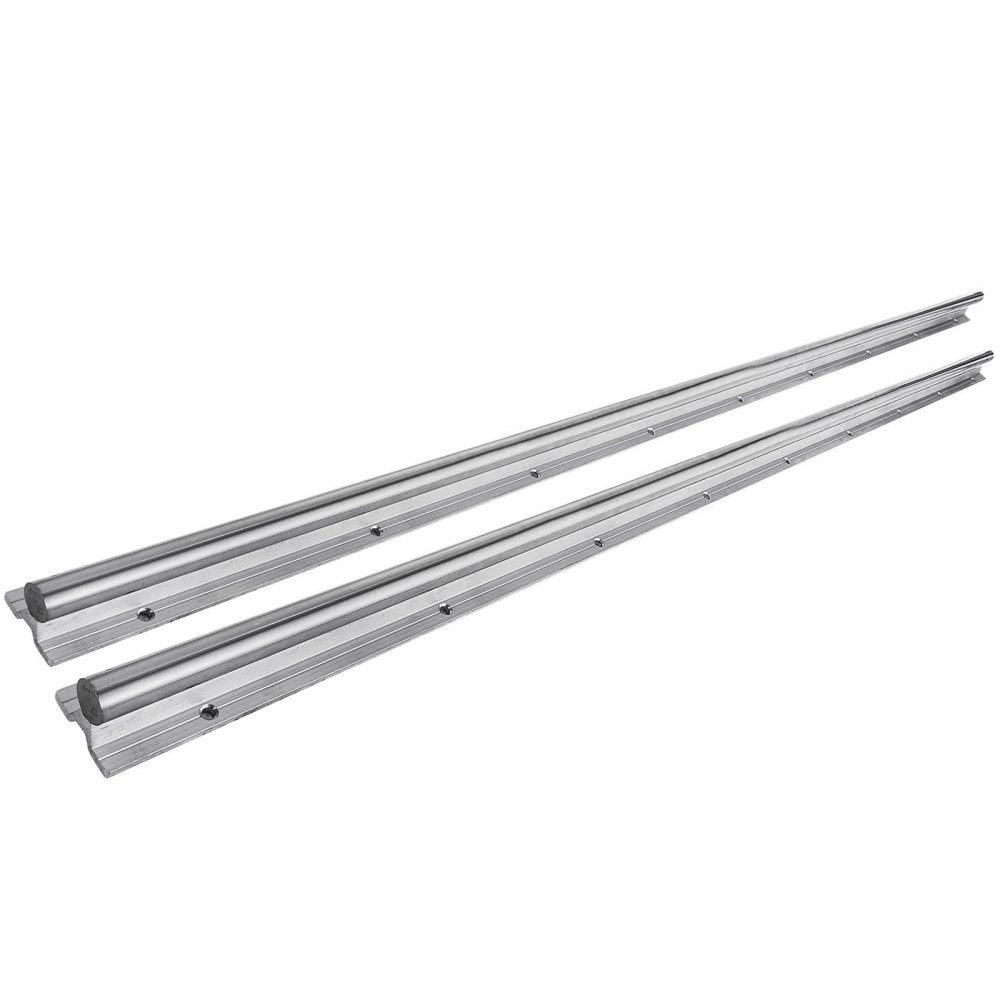 2x Linear Rail Sbr20-1000mm Support Dia 20mm Lathes Mechanical Shaft