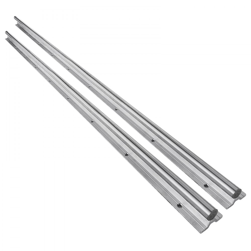 2x Linear Rail Sbr20-1000mm Support Dia 20mm Lathes Mechanical Shaft