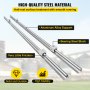 VEVOR Linear Rail Guide 2X SBR20-1800mm Linear Guideway Rail + 4 SBR20UU Block for 20mm Fully suppoeted Shaft Rod