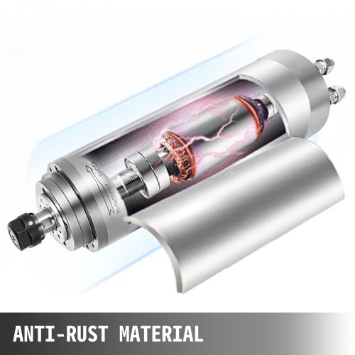 VEVOR 3KW 2220V Water Cooled Spindle Motor ER20 CNC Water Cooling Spindle Motor for CNC Engraving Milling Machine
