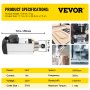 VEVOR 3.0KW 220V léghűtéses orsómotor CNC léghűtéses orsómotor CNC gravírozó marógéphez