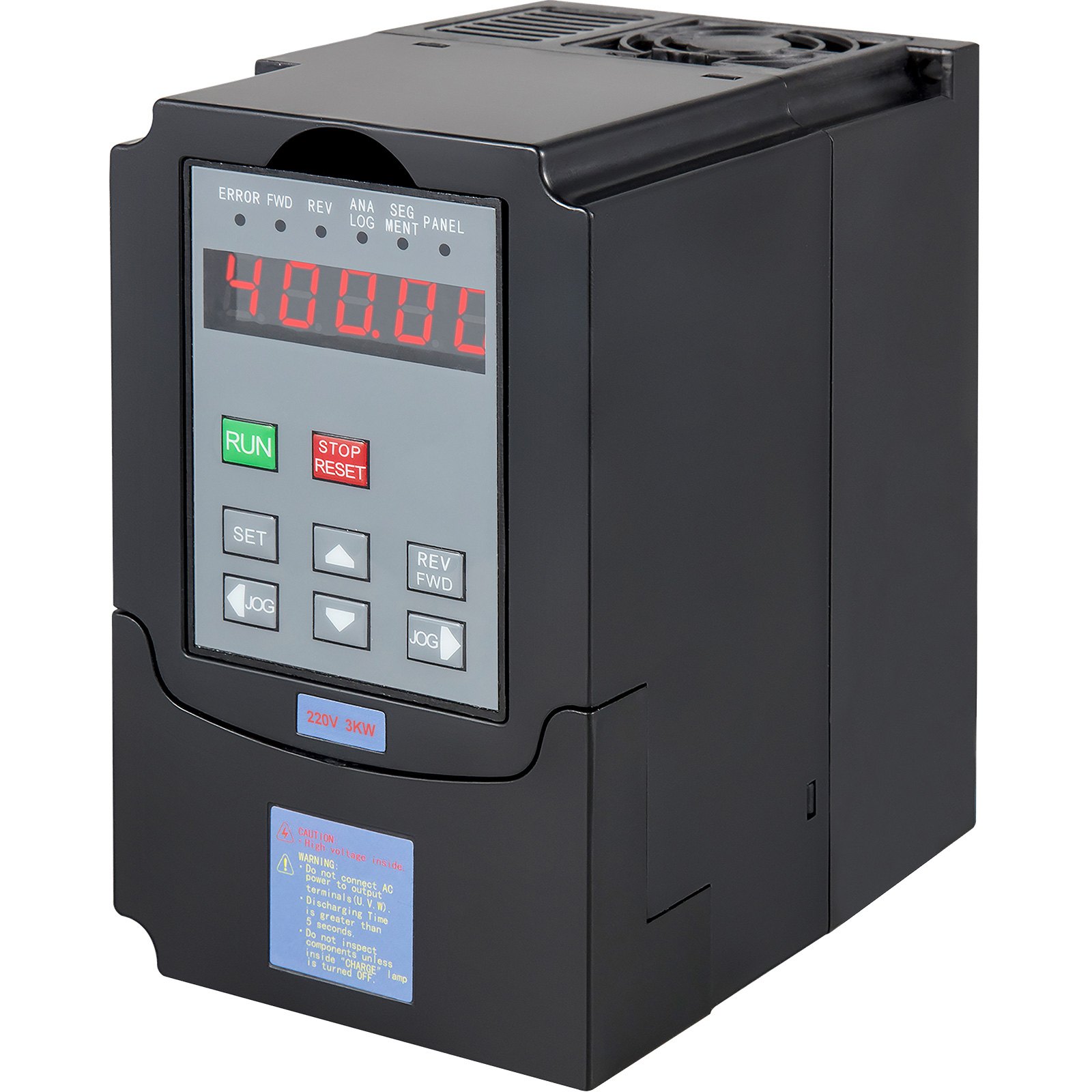 Sweiko VFD Drive VFD Inverter 220V 3KW 4HP 13A Frequency Drive Inverter Professional Variable Frequency Drive VFD for Spindle Motor Speed Control (3KW VFD) Sweiko VFD Drive VFD Inverter 220V 3KW 4HP 13A Frequency Drive Inverter Professional Variable Frequency Drive VFD for Spindle Motor Speed Control (3KW VFD)