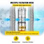 3.5" 240v 550w Electric Water Pump Submersible Bore Hole Pond Deep Well Pump 70m