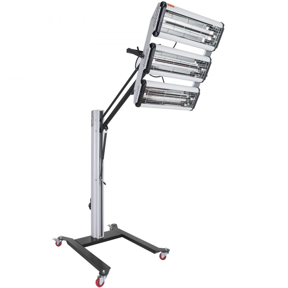 VEVOR 3000W 110V Baking Infrared Paint Curing Lamp Heater Heating Light Spray Booth