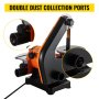 VEVOR Electric Belt Grinder Sander 5 Inch Electric Belt & Disc Sander 250W Grinder Polisher 2980 RPM Variable Speed Metal Bench Sanding Machine Workshop Sanding Grinding Machine