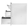 stainless steel VEVOR outdoor kitchen drawers with two sliding compartments.