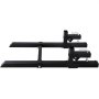 VEVOR 30" Clamp on Pallet Forks, 1500 Lbs Tractor Bucket Forks with Adjustable Stabilizer Bar, Heavy Duty Pallet Forks for Tractor Attachments, Skid Steer, Loader Bucket, 43" Total Length