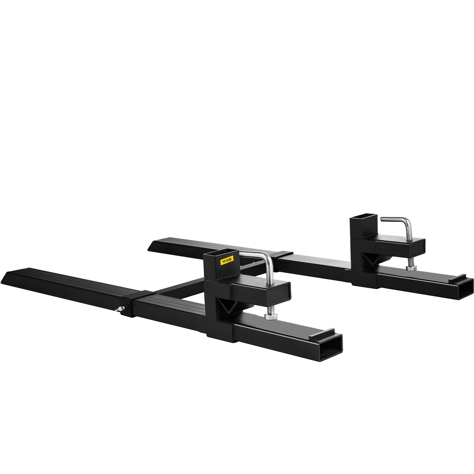 VEVOR Pallet Forks 680kg Capacity Tractor Forks with Adjustable Stabilizer Bar