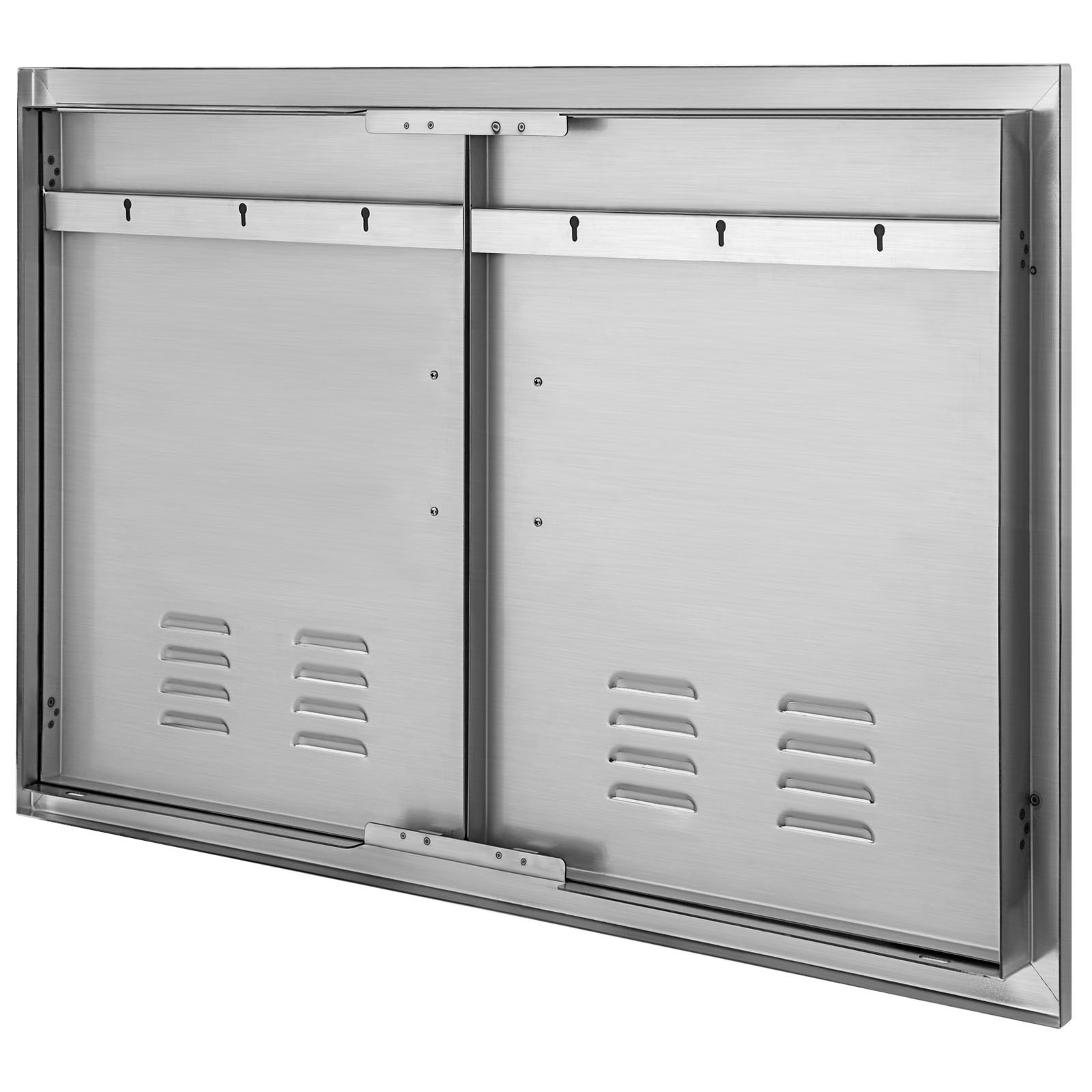 VEVOR BBQ Access Door 30x21 Inch BBQ Kitchen Doors Stainless Steel Outdoor Kitchen Cabinets Magnetic Closing System Outdoor Kitchen Island with Air Vents for Outdoor Kitchen & BBQ Island