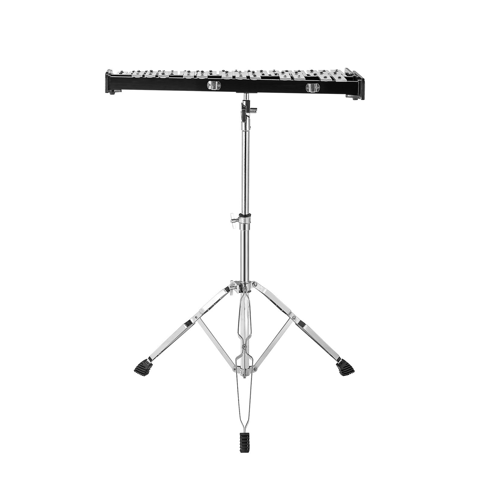 VEVOR 30 Note Glockenspiel Xylophone Bell Kit with Mallets, Stand & Practice Pad