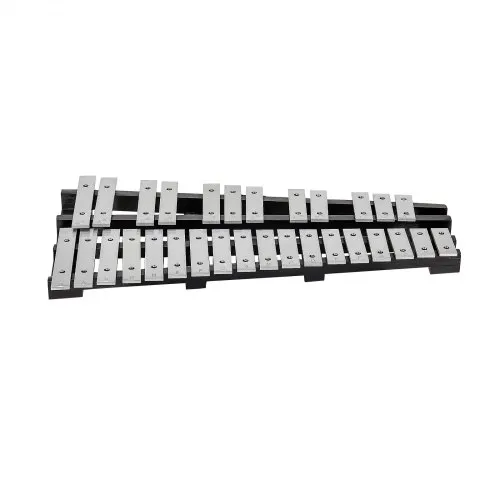 VEVOR Kit Xylophone Glockenspiel 32 Notes, Instrument De Percussion Professionnel Avec Maillets, Baguettes, Support Réglable, Sac De Transport, Ensemble D'Instrument Éducative Pour Étudiants, Adultes