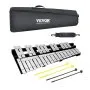 VEVOR 30 Note Glockenspiel Xylophone Bell Kit, Percussion Instrument with Mallets, Drum Sticks and Carrying Bag, Professional Glockenspiel Xylophone Percussion Instrument Set for Students & Adults