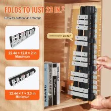 VEVOR 30 Note Glockenspiel Xylophone Bell Kit, Percussion Instrument with Mallets, Drum Sticks and Carrying Bag, Professional Glockenspiel Xylophone Percussion Instrument Set for Students & Adults