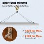 VEVOR Stainless Steel Cable Railing 1/8"x 500ft, Wire Rope 316 Marine Grade, Braided Aircraft Cable 1x19 Strands Construction for Deck Rail Balusters Stair Handrail Porch Fence