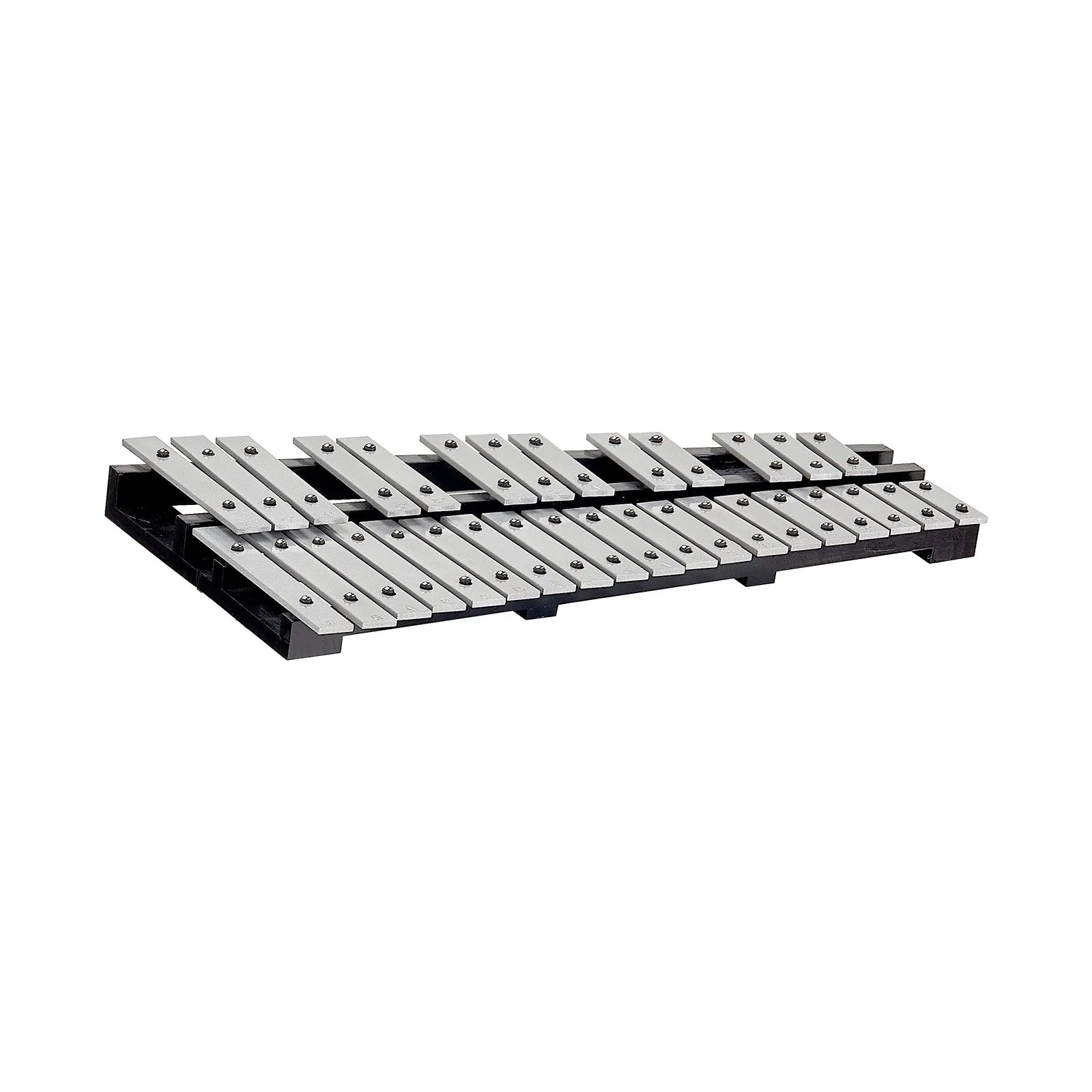VEVOR glockenspiel xylophone with 30 steel keys on a black base.
