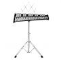 VEVOR glockenspiel kit on adjustable stand with sheet music holder, perfect for musicians.