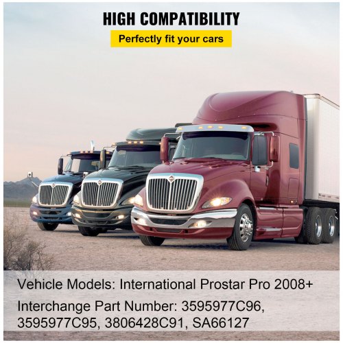 Heavy-Duty Cab Shock Pair For International Prostar 2008+ - Part #3595977C96/C95, Direct Replacement