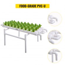 VEVOR Hydroponic Grow Kit 36 Sites 4 Pipes Hydroponic Planting Equipment Ebb and Flow Deep Water Culture Balcony Garden System Vegetable Tool Grow Kit
