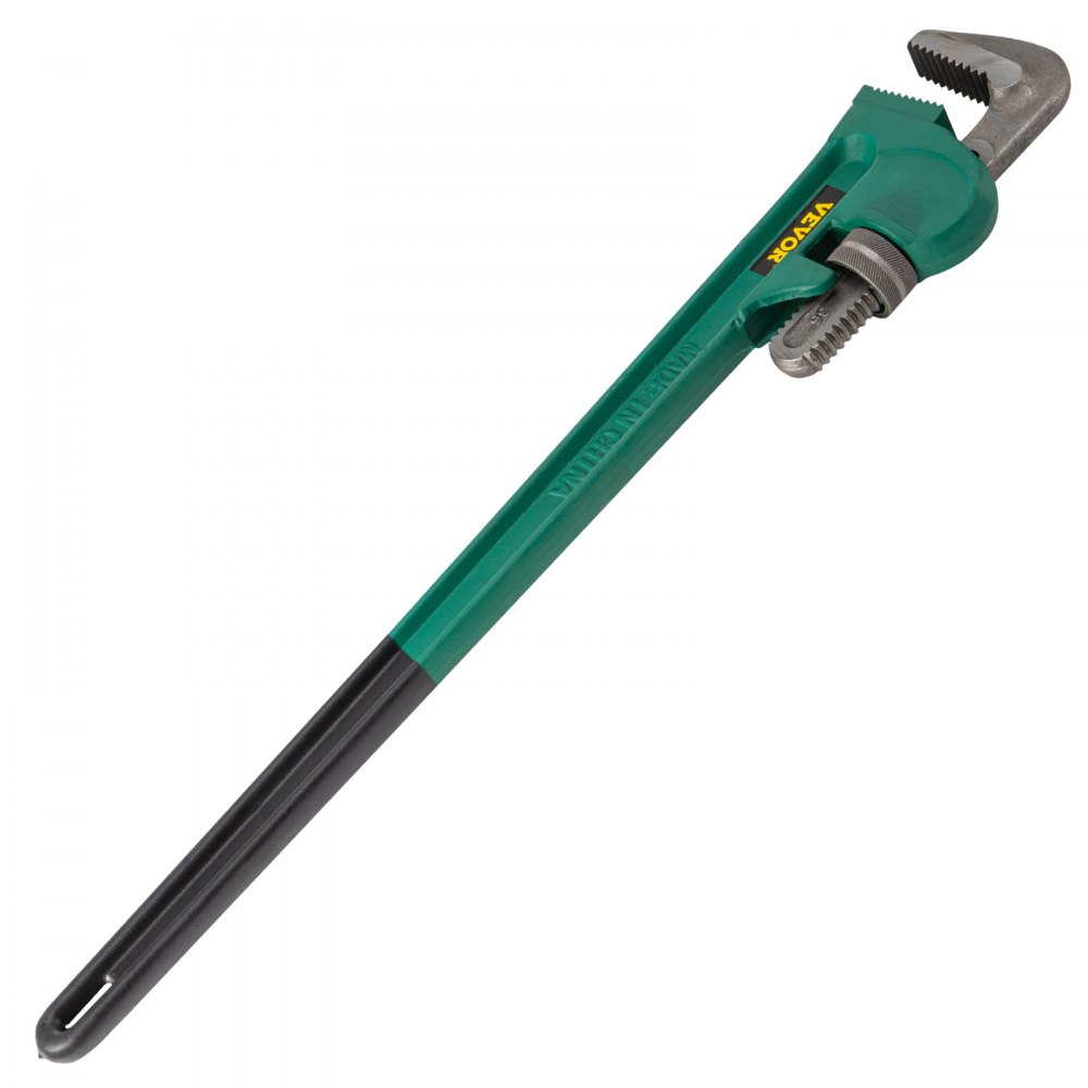 VEVOR 36-tums rakt rörnyckel i aluminium Idealisk för 2" till 3-1/2" rör justerbar VVS-rörnyckel Heavy Duty 5" käkkapacitet Rörmokare Tångverktyg