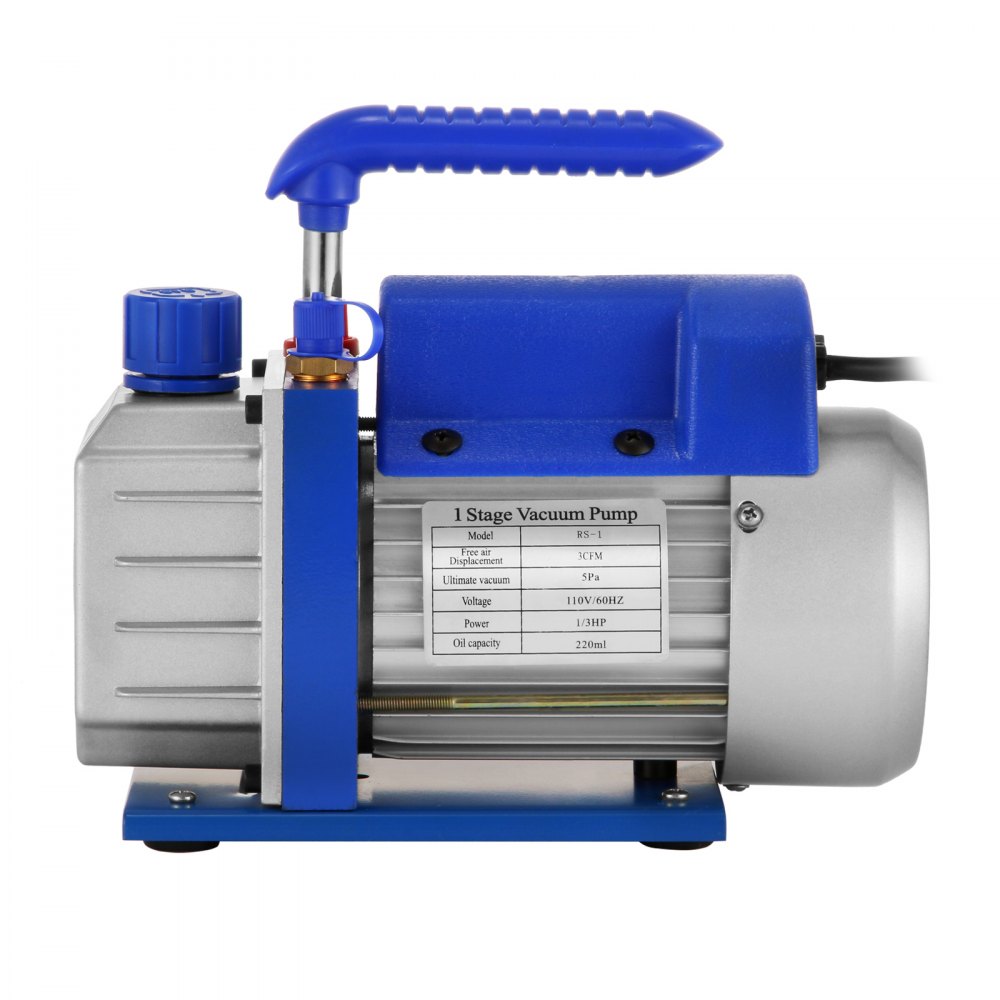 Vacuum Pump Refrigeration   Air Condition 3500RPM 85 L/min 3CFM One Stage