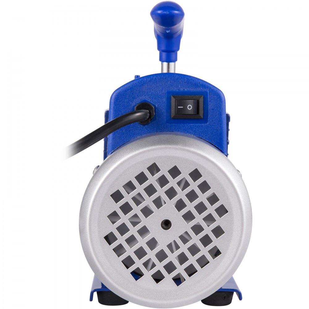 VEVOR 183 L/min(3CFM) 246W(1/3HP) Vacuum Pump Vacuum Pump 117 L/min(1.8CFM) 1 Stage Refrigeration Vacuum Pump Vacuum Chamber 1440RPM for the vacuum pumping with R12, R22, or R134a as a cold-producing medium