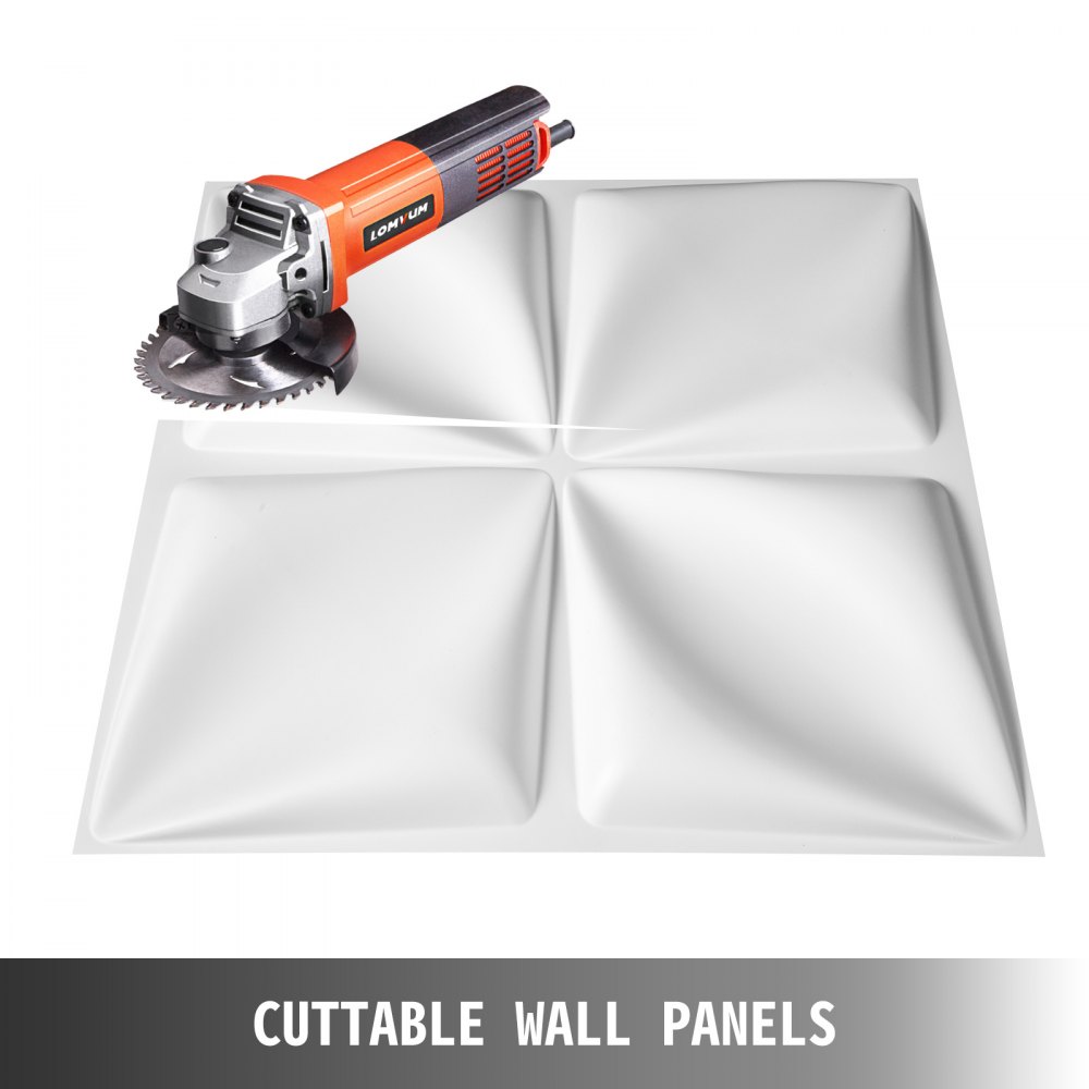 3d Wall Panels Wall Panels 13 Pack Pvc Decorative Wall Panels 3d Tiles White