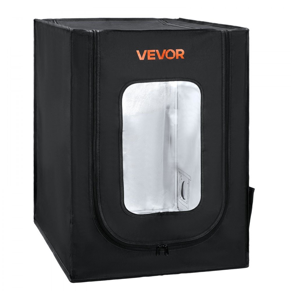 VEVOR 3D Printer Enclosure, Dustproof Waterproof Oxford Cloth 3D Printer Tent, Constant Temperature Protective Case with LED Lighting, Compatible with Creality/ELEGOO/Anycubic Multiple Popular Models